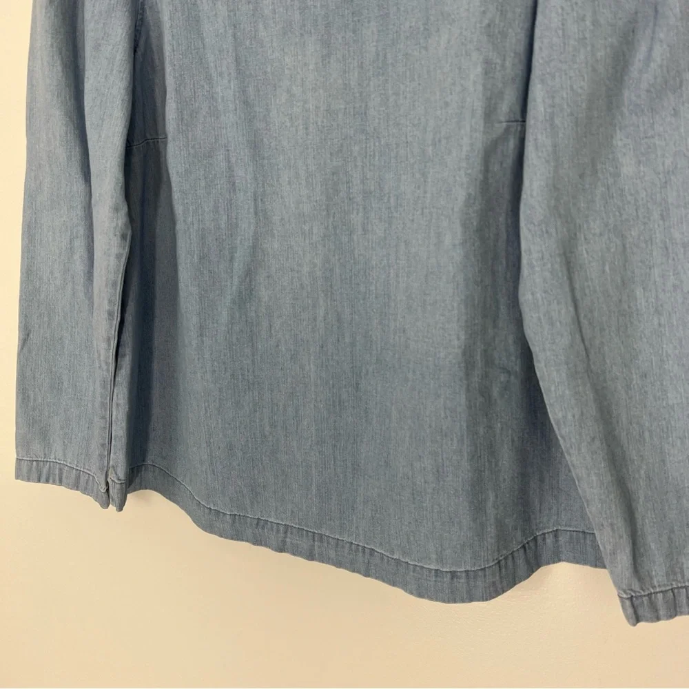 Madewell Denim Puff Sleeve Swing Shirt NEW Size XS